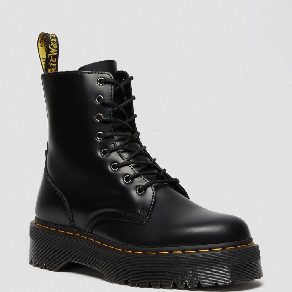 Dr Martens Jadon Leather Lace-Up Combat Boots Sz9